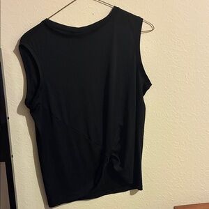 Lucky in Love Black Tank Top